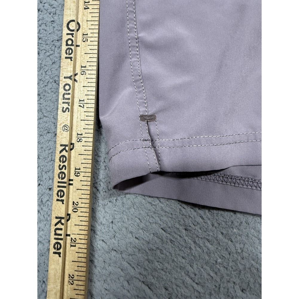 BYLT Board Shorts Mens L Purple Solid Swim Trunks Drawstring Pockets Quick Dry - Picture 6 of 9